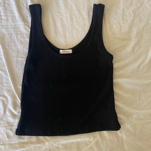 black tank top